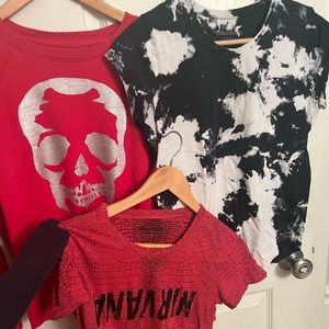 Zadig & Voltaire xs Nirvana Seattle skull lot